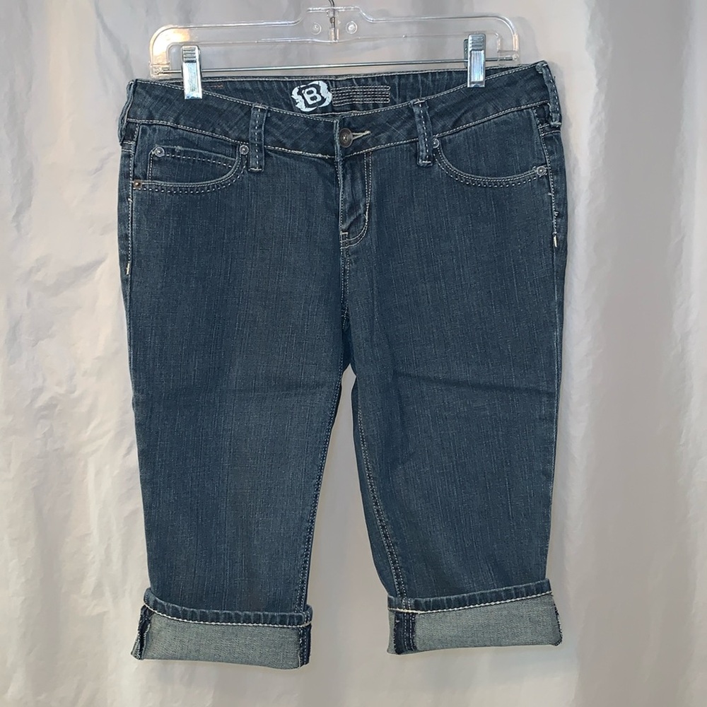 LN 9 2008 Bullhead Blue Cropped Ankle Jeans Denim Wash